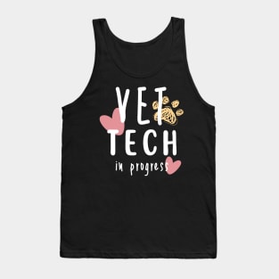 Veterinary technician Vet tech in progress Tank Top